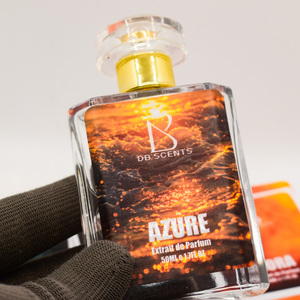 Premium Custom Embossed PVC Perfume <b>Labels</b> | Waterproof UV Printed Eco-Friendly <b>Stickers</b> for Luxury Skincare Lipstick Fragrance - Product Image 2