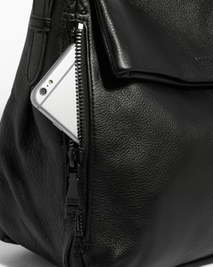 Elegante Bolso de Hombro Estilo Hobo de Cuero Genuino Negro Vintage para Mujer, Correa Cruzada Ajustable Trenzada, Mediano, Resistente al Agua - Product Image 3