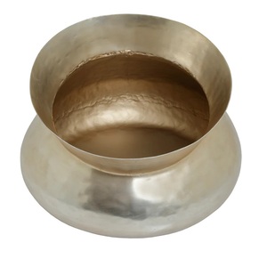 Último nuevo jarrón martillado a mano con macetas de metal de impresión personalizada y decoración de mesa central de maceta - Product Image 4