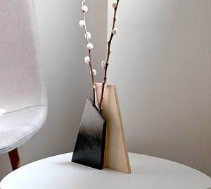 Vase à fleurs en marbre naturel artisanal de qualité supérieure TCE, style Art déco, vase de table pour mariage, pierre polie de luxe, décoration d'intérieur élégante et moderne - Product Image 1