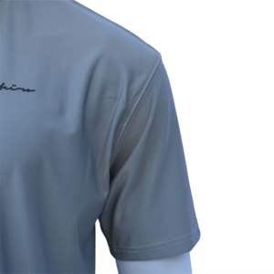 Camiseta de entrenamiento gris de gran tamaño Camiseta de gimnasio de rendimiento Boxy Fit, camiseta de entrenamiento y fitness duradera que absorbe el sudor y antimicrobiana - Product Image 6