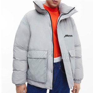 แจ็กเก็ตปลาปักเป้าสำหรับผู้ชายเสื้อแจ็กเก็ตขนเป็ดกันลมออกแบบได้ตามต้องการ - Product Image 1