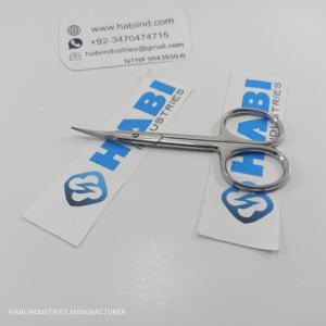 Tijeras de precisión para cutículas con logotipo personalizado, herramienta de belleza de acero inoxidable para recortar uñas de los pies, cutícula de manicura curvada - Product Image 5