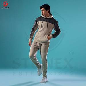 Conjunto Deportivo para Hombre al por Mayor, con Logotipo Personalizado, para Atletismo, Fitness, Ropa Deportiva, Sudadera con Cremallera y Diseño Personalizado - Product Image 3