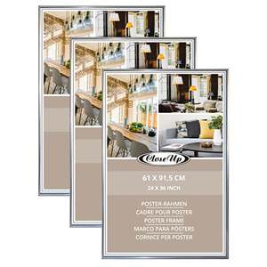 กรอบโปสเตอร์สีเงินทันสมัย ชุด 3 ชิ้น ขนาด 61 x 91.5 ซม. - Product Image 1