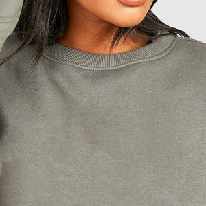 Sweat-shirts pour femmes de fabrication pakistanaise, couleur unie, logo imprimé personnalisé, sweat-shirt décontracté respirant pour femmes - Product Image 6