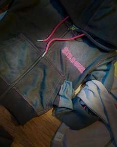 Conjunto personalizado de alta calidad de 2 piezas Sudadera con capucha de lana de gran tamaño pantalones de chándal con hombros caídos Joggers para el invierno diseño sólido en blanco - Product Image 2