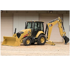 Cargadora retroexcavadora CAT 430 confiable con cucharón frontal multipropósito, brazo extensor y cabina cerrada, lista para excavaciones pesadas - Product Image 1