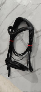 Nueva Brida ADEEFA Acolchada y Cómoda con Acolchado de Cuero Negro, Brida Weymouth de la India... - Product Image 4