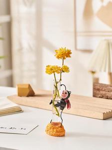 Vase en verre hydroponique pour fourmis et coccinelles, mini station <span class=keywords><strong>de</strong></span> propagation <span class=keywords><strong>de</strong></span> plantes <span class=keywords><strong>de</strong></span> bureau pour la décoration <span class=keywords><strong>de</strong></span> la maison et du bureau - Product Image 4