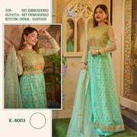 TV série actrice Style taille parfaite belle couleur longueur régulière haute à la mode longue robe Dupatta ensemble taux inférieur fête Faux