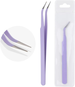Pince à épiler en acier inoxydable pour les activités de beauté et de soins personnels, outil de précision pour le maquillage - Product Image 1