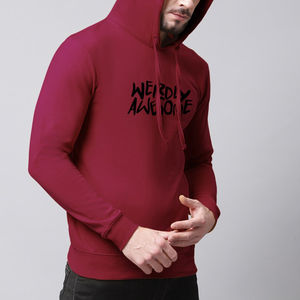 Venta al por mayor de ropa de los hombres 100% Sudadera con capucha de algodón de alta calidad para hombres en blanco de gran tamaño Sudadera con capucha servicio OEM personalizado - Product Image 3