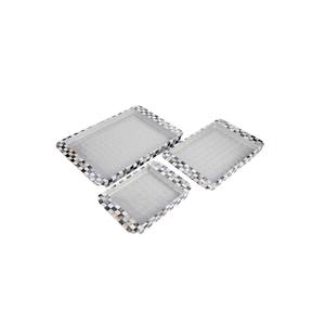 Bandeja con incrustaciones de perlas y huesos hechas a mano Luxe Horizon, lujo personalizado para mesas de comedor, exhibición de cocina, entretenimiento elegante - Product Image 1