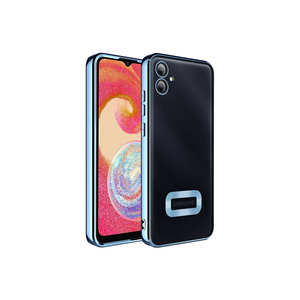 Coque Omega pour Samsung Galaxy A05, protection de l'appareil photo, or rose, trou pour le logo, silicone électro-plaqué, compatible A03S A24 A22 A21S A34 - Product Image 2