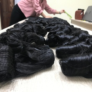 Haute qualité 20 pouces droite vierge Remy extension de cheveux humains en gros vietnamien bambou cheveux vague de corps 100g cheveux bruts - Product Image 6