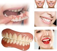 Dents artificielles en silicone TPE pour la beauté buccale, 2024, supérieures et inférieures, facettes dentaires, prothèses dentaires, blanchiment des dents multi-usages, marque AI
