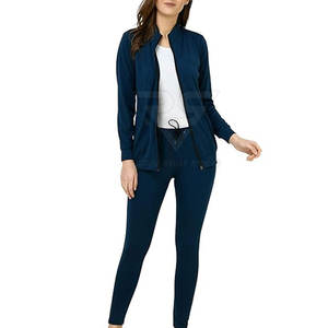Service OEM 100% coton vêtements de sport d'hiver pour femmes logo personnalisé survêtements à capuche motif solide ensemble de Offre Spéciale à tricoter décontracté - Product Image 4