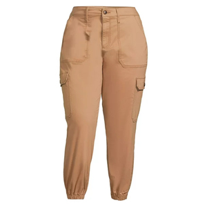 Pantalones Deportivos de Invierno para Mujer, Estilo Urbano, 67% Algodón, 33% Poliéster, Secado Rápido, Ecológicos, Cierre con Cordón en la Parte Delantera - Product Image 1