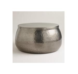 เครื่องประดับโต๊ะทำจากเหล็กทำด้วยมือสไตล์อินเดียพร้อมถัง - Product Image 1