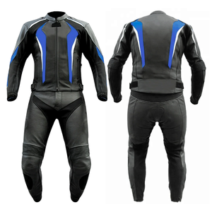 Custom Motorbike 1 Pc Black/Yellow Cowhide Leather Racing Protective Suit For Men CE Armored Protected Leather Motorcycle Suit - Product Image 4