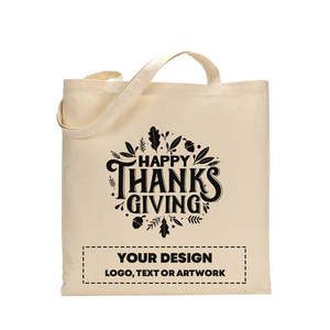 Bolsas de Acción de Gracias Reciclables para un Feliz Día de Acción de Gracias - Product Image 1