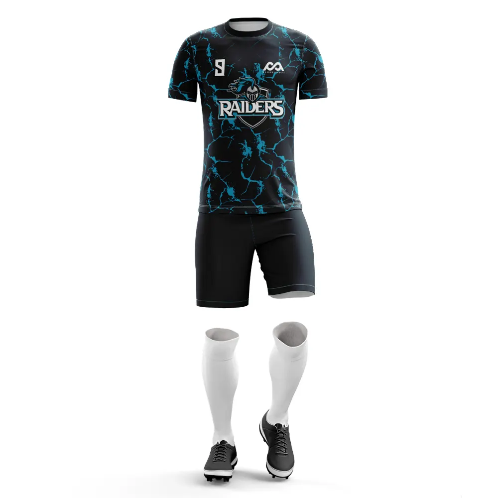 2023 Best Uniform Sublimation Customized Soccer Uniforms Made Of High Quality Polyester Fabric Youth Soccer Wear Uniforms