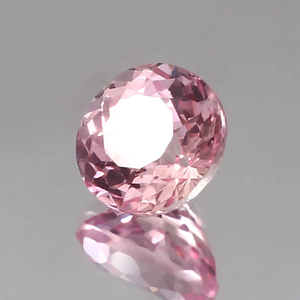 Venta al por mayor de calidad AAA Natural Rosa melocotón morganita corte radiante facetado redondo 10x10 piedras preciosas sueltas para joyería - Product Image 1