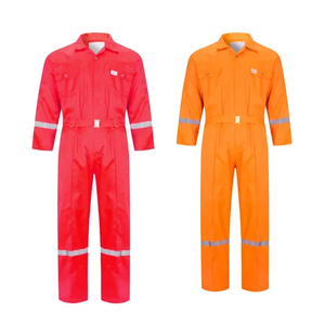 Combinaisons de travail unisexes en coton haute visibilité, ignifuges, respirantes et confortables, ensembles d'uniformes de travail de haute qualité - Product Image 4