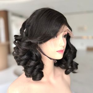 Peluca hinchable negra personalizada de cabello humano vietnamita 100% de la mejor calidad con precio al por mayor - Product Image 2