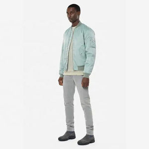 Chaqueta Bomber Unisex de Invierno, Personalizada OEM, de Alta Calidad, Transpirable, de Poliéster, con Cierre y Cuello Alto, Tallas Grandes, Precio al por Mayor - Product Image 3