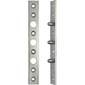 Galvanized Steel Flat Band Safety Device 160mm Length 20mm Width 3mm Thickness 006/775/V SCHNEGEL <b>Hook</b> & <b>Rail</b> Product - Product Image 1