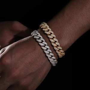 Premium Quality Cuban Link <b>Chain</b> Latest Design VVS Moissanite Diamond <b>Chains</b> Necklaces Hip Hop Necklace for <b>Men</b> and Women - Product Image 5