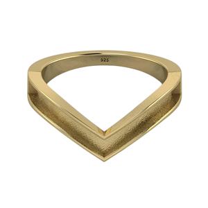 Semi-monture en argent sterling 925 véritable, motif chevron, de qualité supérieure, pour création de bijoux DIY, composants de monture de bague vierge - Product Image 1