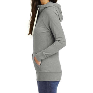Quality 100% Cotton Solid Color Heavyweight Fit <b>Zip</b> <b>Up</b> Custom High Quality Plus Size Anti-pillingbreathablehodies for woman - Product Image 6