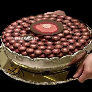 Bol à chocolat en acier inoxydable avec bol à chocolat de luxe plaqué argent pour les mariages royaux bol à chocolat de Ramadan de vente chaude - Product Image 1