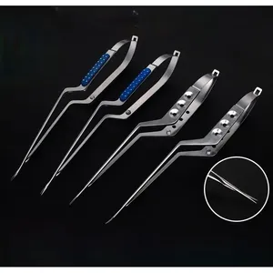 Micro-ciseaux manuels en forme de pistolet, instrument médical en titane pour la neurochirurgie et la chirurgie cérébrale - Product Image 2