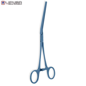 Debakey Atraumatic ไทเทเนียมหลอดเลือดแบบแมนนวลขากรรไกรมุม15องศามีก้านตรงเครื่องมือผ่าตัดพื้นฐานโมล - Product Image 2