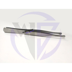 Pinzas Quirúrgicas Rusas de 15 cm, Rectas, de Acero Inoxidable, con Dientes Acampanados en la Parte Superior, Fabricadas por Wenquar - Product Image 2