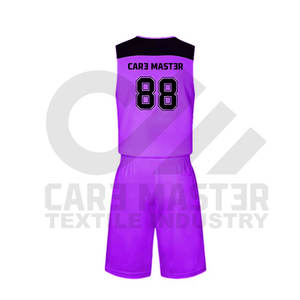 Uniformes de baloncesto personalizados conjuntos de tela de poliéster con colores personalizados tamaño y logotipo uniformes de desgaste del equipo de baloncesto - Product Image 4