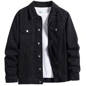 Wholesale Clothing Manufacturer 100% Cotton <b>Denim</b> Man <b>Jackets</b> Custom <b>Denim</b> <b>Jacket</b> for Man <b>denim</b> <b>jacket</b> for <b>men</b> - Product Image 1