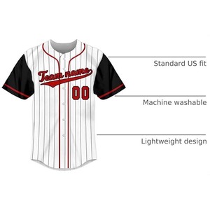 Latest Design 2026 Baseball Jersey Wholesale Blank Fashion 100% Polyester Unisex Four-Way Stretch Breathable All Seasons Low - Product Image 4