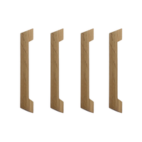 Poignées en bois massif de haute qualité, poignées de tiroir en bois pour armoires, commodes, placards, cuisine et chambre, quincaillerie de meubles modernes