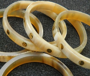 Brazalete de cuerno de búfalo natural, nuevo diseño, brazalete de moda, accesorios de joyería de la India, artesanía para joyería, artesanía de ágata de moda - Product Image 3