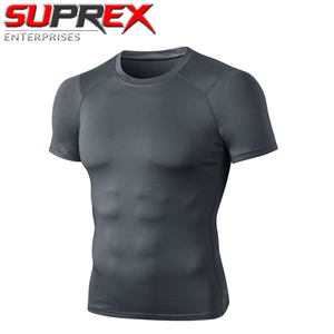 Custom Men’s <b>Compression</b> T Shirt Quick Dry Stretch Gym Fitness Running Training Sports Top Breathable Athletic Activewear - Product Image 5