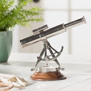 Télescope maritime en métal au design vintage, idéal pour la décoration de bureau, d'étagère et comme cadeau - Product Image 4