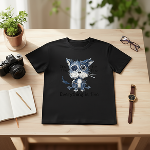 T-Shirt Unisex in 100% Cotone 210GSM, Stile Casual e Distressed (Taglia 2XL, Vestibilità Ampia) - Product Image 3