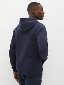 เสื้อฮู้ดผู้ชายผ้าฟลีซแบบสวมหัวมีฮู้ดปักโลโก้ - Product Image 3