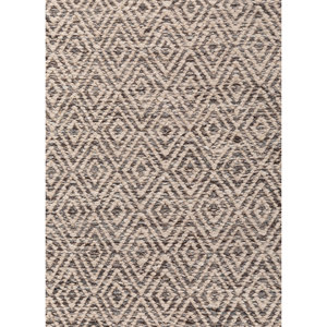 พรมขนสัตว์ลายเรขาคณิต Abrash สีเบจและสีน้ำตาล ทอแบบเรียบสำหรับบ้าน พรมรูปสี่เหลี่ยมผืนผ้าทำมือสำหรับห้องนั่งเล่นหรือห้องนอน-ADWL-13096 - Product Image 3