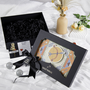 Boîte de papier d'art personnalisable RTS Premium 12 Zodiac en carton kraft de 2mm d'épaisseur Emballage artisanal pour cadeaux à base de pâte à papier - Product Image 2